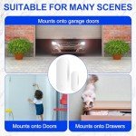 Asfrode WiFi Door Sensor, Intelligent Window Contact Sensor, Wireless Window Sensor Detector, Window Door Sensor with Alarm, Contact Sensor for Home Security, Compatible with Alexa, Google Assistant