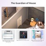 2 Pack SONOFF SNZB-04P Zigbee Door Window Sensor, Send Alert to Your Smartphone for Home Security, Compatible with Alexa/Google Home, SONOFF Zigbee Bridge Required, Batteries Included