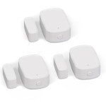 MOES Smart Door and Window Sensor, Wireless Detector for Alarm System and Smart Home, Compatible with Smart Life/MOES APP, Works with Alexa Google Home Voice Control, Requires MOES Gateway (3 Pack)