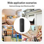 Feegow Wireless Door And Window Alarm Sensor - Vibration Sensor Door And Window Alarm Sensor For Zigbee | Real Timeing Monitoring | Smart Linkage(For Zigbee Black)