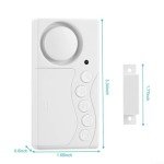 HEBEOT Window Door Security Alarm Door Alarm 4 - In1 Freezer Door Alarm, For Window Security Alarm Door Window Alarm Sensor Anti - Theft Alarm