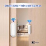 XNY Smart Wireless Door Window Sensor 2.4GHz WiFi Door Sensor for Home Security System with APP Notification, Open Door Detector