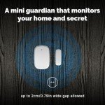 MOES Smart Door and Window Sensor, Wireless Detector for Alarm System and Smart Home, Compatible with Smart Life/MOES APP, Works with Alexa Google Home Voice Control, Requires MOES Gateway (3 Pack)