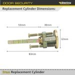 5 Pin Rim Cylinder Brass Lock - Sterling RCB100