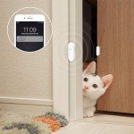 WiFi Door Window Sensor: Smart Window Detector, Tuya Smart Alarm with Free Notification, Smart Home Security System, Compatible with Alexa Google Home (2 Pack)