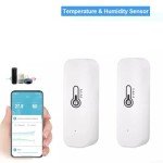 WiFi and For Zigbee Smart Home Temperature Humidity Sensor, For Tuya Compatible (for Zigbee)