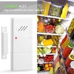 ZEXMTE Refrigerator Alarm When Opened 60 Seconds Time Delay, 90dB Loud, Ultra-Slim Wireless Fridge Alarm Door Open Alarm, Freezer Door Alarm with Delay