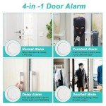HEBEOT Window Door Security Alarm Door Alarm 4 - In1 Freezer Door Alarm, For Window Security Alarm Door Window Alarm Sensor Anti - Theft Alarm