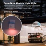 THIRDREALITY Zigbee Smart Garage Door Tilt Sensor, Adjustable Sensitivity, 2-Year Battery Life, Compatible with Echo, SmartThings, Home Assistant, Requires Zigbee Hub