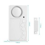 CWOQOCW 4 In1 Freezer Door Alarm Safety Alarm For 3/15/30/60 Seconds Adjustable Delay With Loud 108 DB