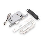 Heavy Duty Chrome Mortice Lock with Keys
