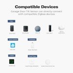 THIRDREALITY Zigbee Smart Garage Door Tilt Sensor, Adjustable Sensitivity, 2-Year Battery Life, Compatible with Echo, SmartThings, Home Assistant, Requires Zigbee Hub