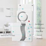 CWOQOCW 4 In1 Freezer Door Alarm Safety Alarm For 3/15/30/60 Seconds Adjustable Delay With Loud 108 DB