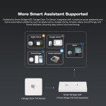 THIRDREALITY Zigbee Smart Garage Door Tilt Sensor, Adjustable Sensitivity, 2-Year Battery Life, Compatible with Echo, SmartThings, Home Assistant, Requires Zigbee Hub