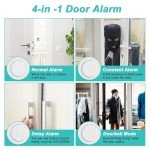 CWOQOCW 4 In1 Freezer Door Alarm Safety Alarm For 3/15/30/60 Seconds Adjustable Delay With Loud 108 DB