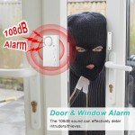 HEBEOT Window Door Security Alarm Door Alarm 4 - In1 Freezer Door Alarm, For Window Security Alarm Door Window Alarm Sensor Anti - Theft Alarm