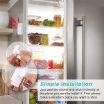 CWOQOCW 4 In1 Freezer Door Alarm Safety Alarm For 3/15/30/60 Seconds Adjustable Delay With Loud 108 DB