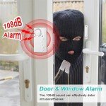 CWOQOCW 4 In1 Freezer Door Alarm Safety Alarm For 3/15/30/60 Seconds Adjustable Delay With Loud 108 DB