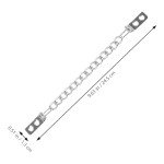 Homoyoyo Screen Door Chain Storm Door Chain Safety Door Chain for Stop Front Screen Door Opening Prevent Storm Damage Heavy Duty Security Lock Storm Wind Door Stopper Chain