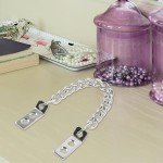 Homoyoyo Screen Door Chain Storm Door Chain Safety Door Chain for Stop Front Screen Door Opening Prevent Storm Damage Heavy Duty Security Lock Storm Wind Door Stopper Chain