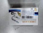 Door Chain Stainless Steel Door Security Chain with Screws and Nail Glue with Spring Anti-Theft Snap Lock for Home, Apartment, Hotels（1 Pack, Black）