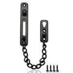 Yuchengxiang Safety Door Chain Stainless Steel Door Chain Lock Heavy Duty Anti Theft Security Internal Door Limiter for Home Apartment Hotel Bedroom, Silver