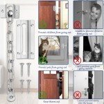 Door Chain, Door Security Chain, Door Chain, Safety Lock, Thickened Security Chain for Doors, Stainless Steel, Door Chain with Screws for Hotel Home Security - Easy to Install