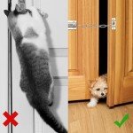 Gulfmew Security Door Chain Internal Door Lock with Screws Door Security Chain Lock Anti Theft Thicker Front Door Safety Chains Door Lock for Home Apartment Bedroom Hotel (Silver)