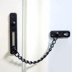 Yuchengxiang Safety Door Chain Stainless Steel Door Chain Lock Heavy Duty Anti Theft Security Internal Door Limiter for Home Apartment Hotel Bedroom, Silver