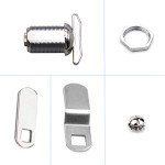 WOOCH 1" Thumb Operated Offset Cam Lock, RV Compartment Latch, Non-Locking Thumb Turn, for RV Compartment Camper Storage Door (2 Pack)