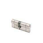 Police Approved Euro Door Cylinder Lock, Satin Nickel
