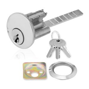 XFORT Polished Chrome 5 Pin Rim Cylinder Lock