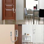 4 Pcs Door Chain, Door Chains for Front Door, Door Chain Lock, Door Guard Limiter Chrome Plated Slide, for Hotel Home Living Motel Apartment Bedroom Closet Bathroom Travel Safetyl Door Safety Chain ﻿
