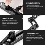 Yuchengxiang Safety Door Chain Stainless Steel Door Chain Lock Heavy Duty Anti Theft Security Internal Door Limiter for Home Apartment Hotel Bedroom, Silver
