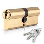 XFORT Brass Euro Cylinder Lock with 3 Keys