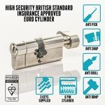 High Security Euro Cylinder Lock – 70mm Total