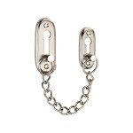 Sardar Brass DC-02 Door Chain for Door and Home Security|Door Chain Lock/Guard/Security Latch (SS)