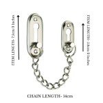 Sardar Brass DC-02 Door Chain for Door and Home Security|Door Chain Lock/Guard/Security Latch (SS)