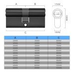 Bwintech High-Security Euro Cylinder Lock with Keys