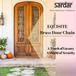 Sardar Brass DC-02 Door Chain for Door and Home Security|Door Chain Lock/Guard/Security Latch (SS)
