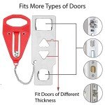 Portable Door Lock, Travel Door Lock Hotel Door Lock Travel Safety Door Lock Door Security Device Door Lock for Travelling Portable Door Lock Without Drilling Travel Hotel Door Lock Door Lock Hotel
