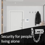 Door Chain, Door Chains for Front Door, Front Door Lock, Door Lock Main Sliding Lock for Hotel Home Living Motel Apartment Bedroom Closet Bathroom Travel Safetyl Door Safety Chain