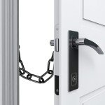 Aruicheng Door Chain Lock Anti-Theft Door Security Chain Lock Door Lock with 6 Screws Thicker Front Door Safety Chains Door Latch for Home Apartment Bedroom Hotel
