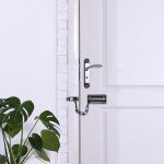 Aruicheng Door Chain Lock Anti-Theft Door Security Chain Lock Door Lock with 6 Screws Thicker Front Door Safety Chains Door Latch for Home Apartment Bedroom Hotel