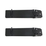 Tsnamay 8Pcs 4Inch Black Padlock Hasp,Door Slide Latch Lock Black Painted Iron Lock Black Iron with Screws for Home Yard Garden
