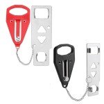 Travel Sleep EZ Door Jam(2-Pack),Portable Door Lock for Hotels, Homes, Apartments and Dorm Rooms, Extra Security & Privacy,Compact Design for Inward Opening Doors