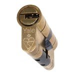 High-Security Brass Euro Cylinder Lock with 3 Keys