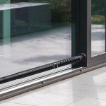 EUIJOIP Sliding Door Security Bar, 17-51 inch Adjustable Patio Door Security Bar Childproof Window Safety Bar for Apartment Bedroom Bottom of Door Heavy Duty Interior Black