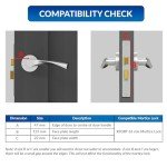 Polished Chrome Euro Sashlock for Door Security
