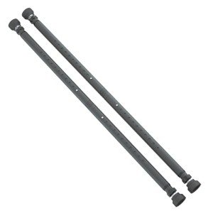 Adjustable Security Bar for Sliding Glass Door - Heavy Duty Patio Door Lock Bar for Home Security and Child Safety(16.5-51 inch)(1 Pcs, Black)